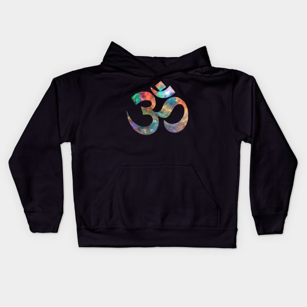 Cosmic Om Kids Hoodie by GAz